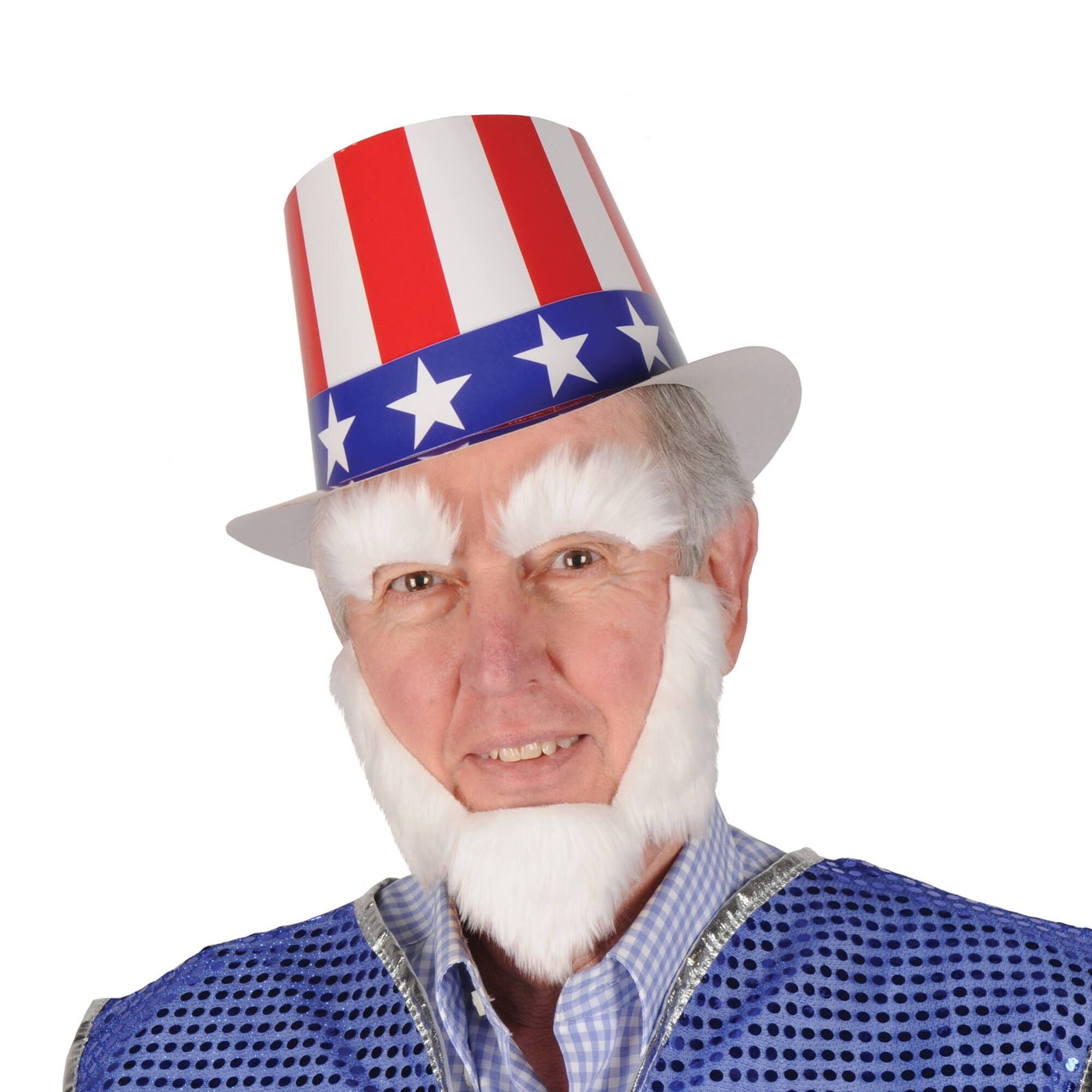Beistle Foil Stars & Stripes Patriotic Hi Hats, 5ct.